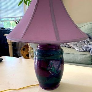 Handmade Pottery lamp
